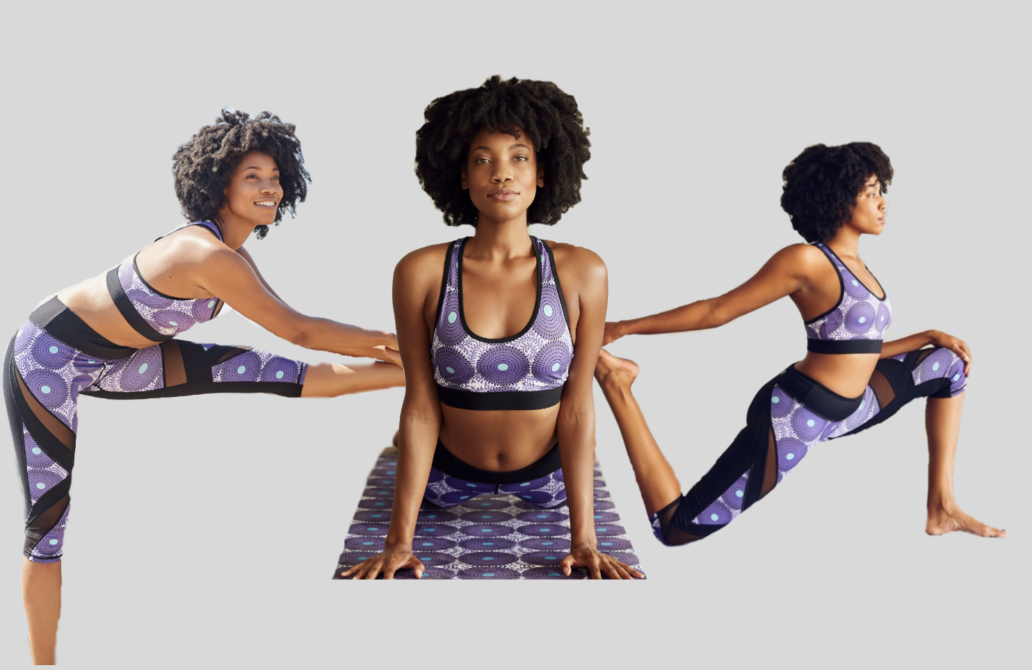 CultureFit® Clothing  Ankara Print Leggings & Yoga Mats